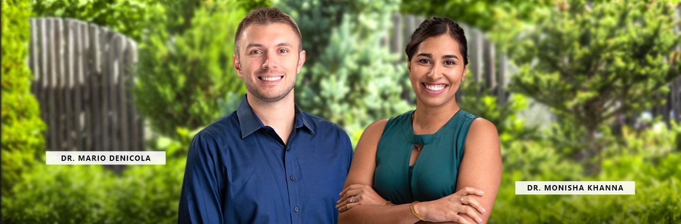 Doctor Mario DeNicola and Doctor Monisha Khanna