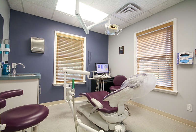 State-of-the-art dental exam room