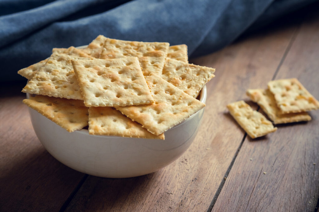 bowl of saltine crackers in Harrisonburg